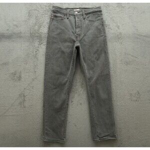 Levi's Jeans Women's Size 28 Gray High-Rise Wedgie Straight Denim 27" Inseam